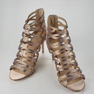 Imagine by Vincent Camuto Paven Bisque Cage Booties